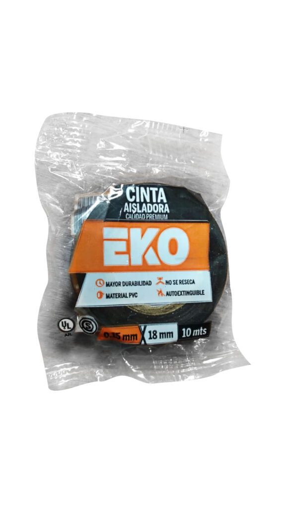 Cinta aisladora Eko 18 x 50 Mts.
